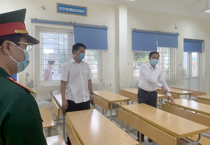 Giữ tuyệt đối an toàn phòng dịch bệnh bảo đảm kỳ thi đạt chất lượng cao nhất